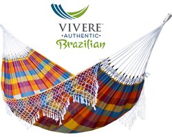 Vivere Authentieke Braziliaanse tropische hangmat - Carnival