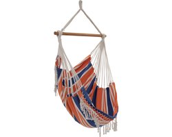 Vivere Braziliaanse Hangmat Stoel - Orange Punch