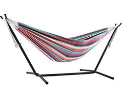 Vivere Dubbele Hangmat met Standaard - Plumeria
