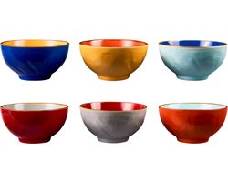 Vivi Oggi - Ontbijtkom - Kommen set van 6 - Schaaltjes - Kom - Ø 14cm - Kerst - Italië