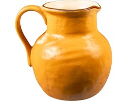 Vivi Oggi - Waterkan - Karaf - 2L - Aardewerk - Geel - Italië - Kerst