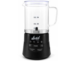 Vivid Green Glazen Melkopschuimer - Warm & Koud Schuim - 4-in-1 - Elektrische Melkschuimer - PFAS-vrij & BPA-vrij - Vaatwasserbestendig