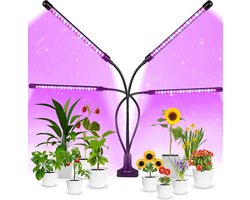 Vivid Green Kweeklamp LED Full Spectrum - Grow Light - Kweeklampen - Groeilamp - Led - Wit Licht - Groei en Bloei - 80 Leds - 40W