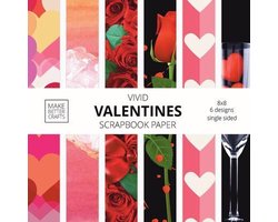 Vivid Valentine Scrapbook Paper