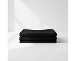 VIVORA Tafelkleed – Premium Polyester Tafellaken – 140×240 cm – Onyx Black – Waterafstotend & Uitwasbaar