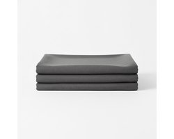 VIVORA Tafelkleed – Premium Polyester Tafellaken – Rond – ⌀140 cm – Stone Grey – Waterafstotend & Uitwasbaar
