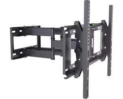 Vizyon 40-80 Inch - Universele Tv Muurbeugel - Wand Ophang TV Beugel Steun - Televisie Ophangsysteem Muur Ophangbeugel - Wall Mount Houder - Televisiebeugel Wandsteun Ophangsysteem - Draaibaar & Kantelbaar - Max50Kg - Zwart