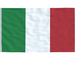 Vlag , 90x150 cm , kleurrijk , duurzaam , polyester , meerkleurig , messing oogjes, italie