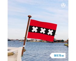 Vlag Amsterdam 50x75cm