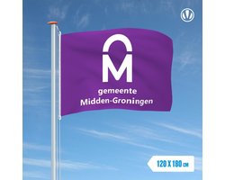 Vlag Midden-Groningen 120x180cm