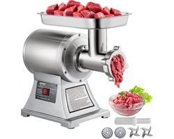Vleesmolen - Gehaktmolen - Professioneel - Food Chopper - Foodprocessor - Keukenapparatuur - 120 Kg/u Vleesmolen - 850W - Vleesmachine - Vlees bereiden