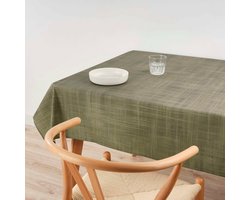 Vlekbestendig tafelkleed van hars Belum Liso Olijf 150 x 150 cm