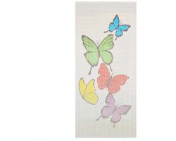 Vliegengordijn 90x200 cm bamboe