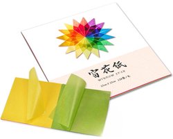 Vliegerpapier Zijdepapier Gekleurd Vloeipapier Set 120 Vellen 15x15cm