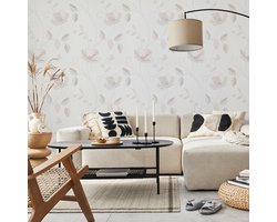 Vliesbehang in beige | Ontdek behang online
