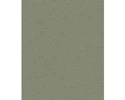 Vliesbehang Linnen Touch plain green