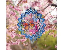 Vlinder 3D Wind Spinner Voor Binnen & Buiten - Wind Chimes - Windvanger - Tuin decoratie