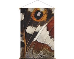 Vlinder | Dieren | Textieldoek | Textielposter | Wanddecoratie | 90CM x 135CM” | Schilderij
