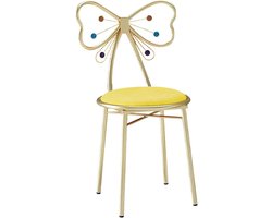 Vlinderstoel - Kaptafel stoel - Make-up zitting - Ergonomisch ontwerp - Zithoogte 45cm - Groen