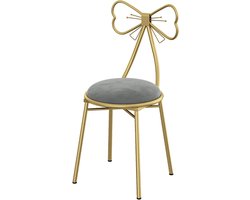 Vlinderstoel - Make-up stoel Lounge stoel - Ontspannen Zitten - Comfortabel Fluweel - 80x34x34cm - Donkerroze