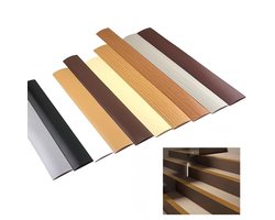 Vloer Overgangsstrippen - Platte Drempelstrips - Vloeren Verbinding - Zelfklevend Krasbestendig - 4 5 7.6cm Breed - Houtnerf