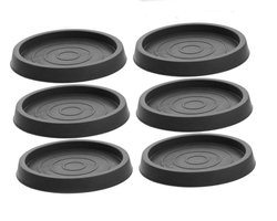 Vloerbescherming - 6 Stuks - Antislip Meubelpads - Antislip Rubber Voetjes - Bankonderzetter - Vloerbeschermers - Anti Kras Vloerbeschermer - Vloerbescherming voor Stoelen en Banken - Stoel Onderzetter - Zwarte