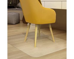 Vloerbescherming - Bureaustoelmat voor Harde Vloeren - Bureaustoel Mat - Computerstoelmat - Meubels - Houten Vloerbeschermer voor Thuiskantoor - Transparant - PVC - BPA - Ftalaatvrij