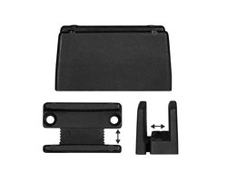 Vloergeleider - Zwart - Kunststof - GPF - Zwart T.B.B. Glazen Schuifdeuren GPF0583.61