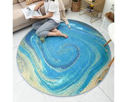 Vloerkleden Rond/Tapijt Wasbaar Tapijten Pads/Tapijt Woonkamer/Tapijt Kinderkamer/Vloerkleden voor kinderen Karpetten Beschermers Groot Gebiedsmat 100 CM