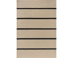 Vloerkleed Brink & Campman Deck Charcoal Black 496805 - maat 140 x 200 cm