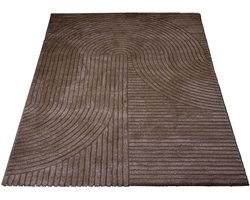 Vloerkleed Ella Brown 80 x 150 cm
