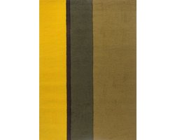 Vloerkleed Festival Stripe Yellow 496516 - maat 140 x 200 cm