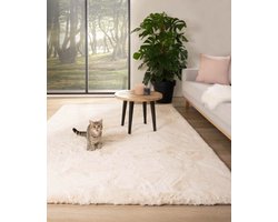 VLOERKLEED FLUFFY 200X280 CREME