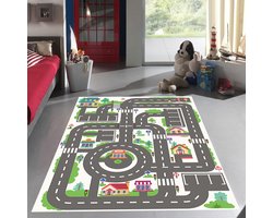 Vloerkleed Kinderkamer - Speelkleed Baby - Speelmat - Speeltapijt - Tapijt voor Kinderkamer - 150*80 cm