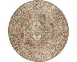Vloerkleed Laria Blue 1 Rond - ø200 cm