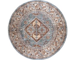 Vloerkleed Laria Blue 3 Rond - ø120 cm