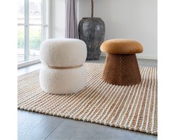 Vloerkleed Naturel/Ivoor - Wol - 300x200x1cm - Vloerkleed Avadi - House Nordic