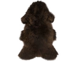 Vloerkleed - Tapijt - Plaid Schapenvacht Bruin Texels Large