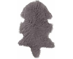 Vloerkleed - Tapijt - Plaid Schapenvacht Taupe Tibetaans