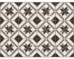 Vloerkleed vinyl | Vintage old dark | 95x95 cm | Ontdek het Vloerkleed vinyl | Vintage old dark: stijlvol, duurzaam en milieuvriendelijk. Perfect voor gezinnen, eenvoudig te reinigen en geschikt voor vloerverwarming. Voeg charme toe aan je interieur!