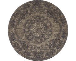 Vloerkleed Viola Green - Rond ø160 cm