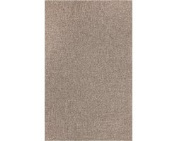 Vloerkleed voor binnen en buiten, Antislip - Uni Taupe Beige - 200cm x 280cm - Balkon Terras Keuken, UV- en Weersbestendig, Modern Tuintapijt