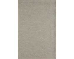 Vloerkleed voor buiten of voor balkon en terras in beige grijs 200x280 cm | Tapijt geschikt voor In en Outdoor | Rechthoekig | Weer- en UV-bestendig Tuintapijt | Buitentapijt | CALGARY kleed by The Carpet