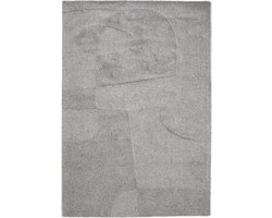 Vloerkleed Yuka 160x230cm - grey | BY-BOO