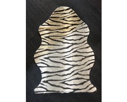 Vloerkleed zebra 60 x 90 cm.