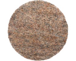 Vloerkleed Zumba Multicolor 501 Rond ø200 cm - Hoogpolig Wollen Design Vloerkleed