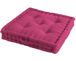 Vloerkussen 60 x 60 cm Bali Fuchsia