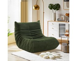 Vloerkussen met rugleuning - Japans ontwerp - Groen