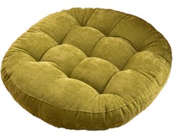 Vloerkussen - Zitkussen - Comfortabele Steun Voor Binnen - 3 Stuks - Woonkamer groen