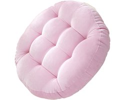 Vloerkussen - Zitkussen - Steun en Comfort - 1 Stuks - Voor Binnen en Tuin roze